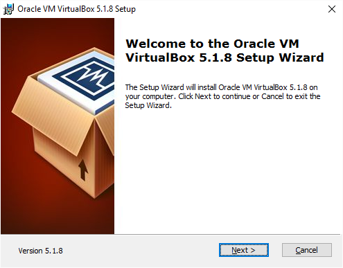 VirtualBox_Installation_Start VirtualBox Installation Start